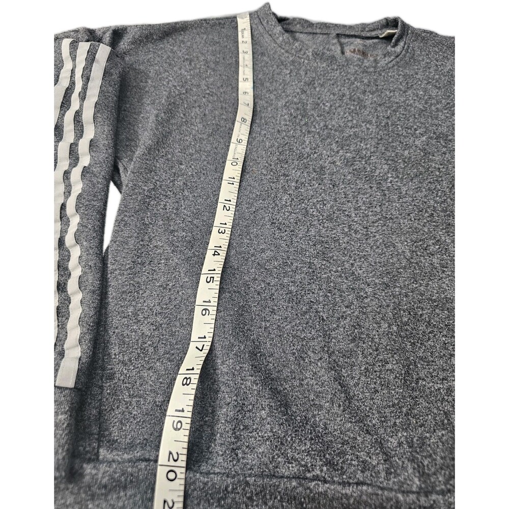 Adidas Running Sweatshirt Women’s Sz Medium Gray Pullover Athletic Wear